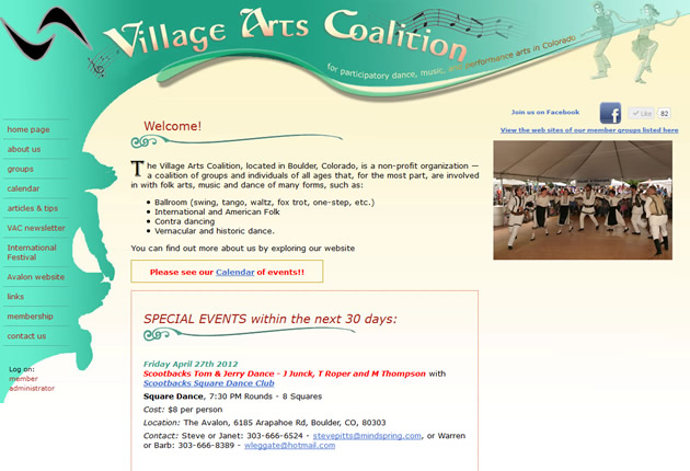 Village Arts Coalition - Participatory Dance, designed and developed by Sites and Beyond, Lafayette, Louisville, Boulder, Colorado